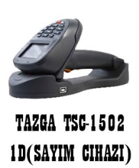 Tazga TSC-1502 Kablosuz 1D Barkod Okuyucu Ekranlı ( Sayım Cihazı )